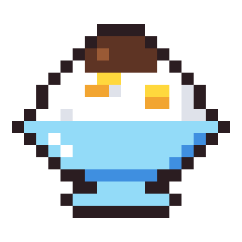 Bingsu pixel art icon
