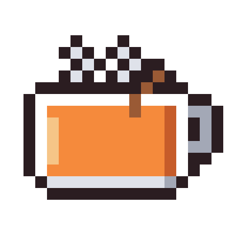 Apple cider pixel art icon
