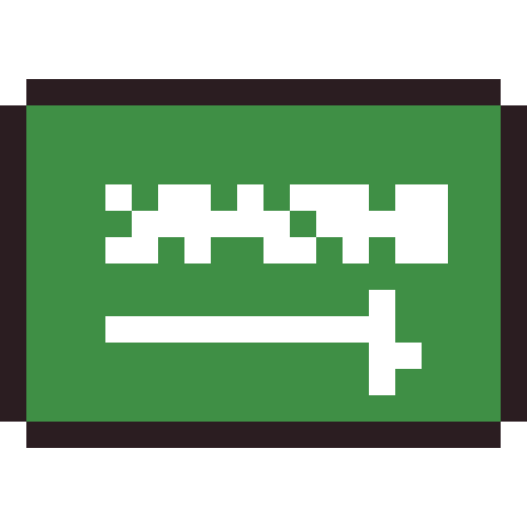 Saudi Arabia flag pixel art icon