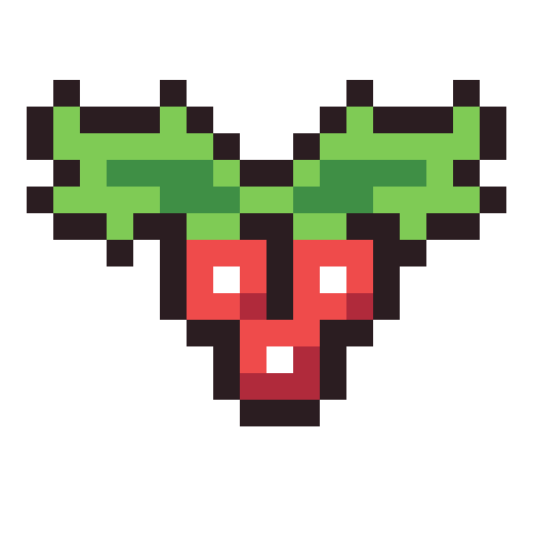 Holly pixel art icon