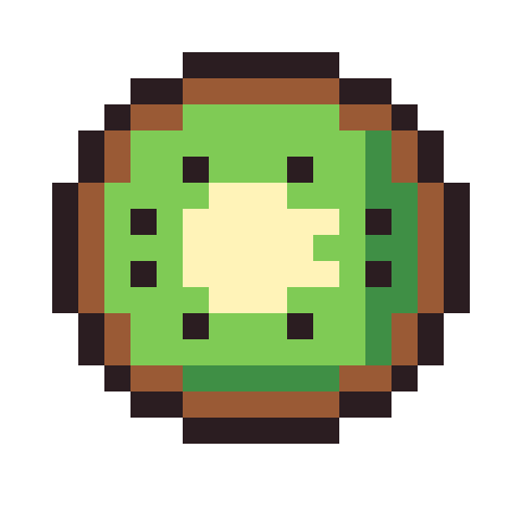 Kiwi pixel art icon
