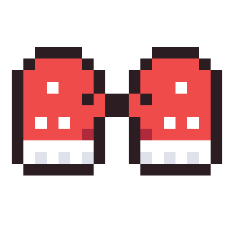 Mittens pixel art icon