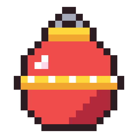 Ornament pixel art icon