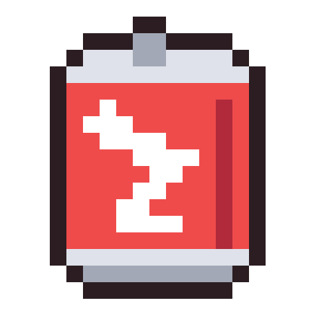 Soda can pixel art icon