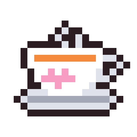 Teacup pixel art icon