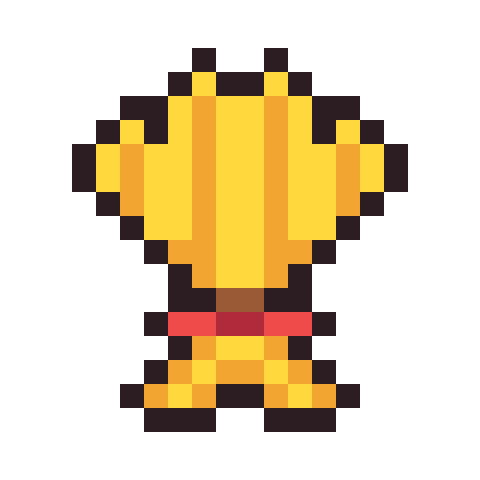 Wheat sheaf pixel art icon